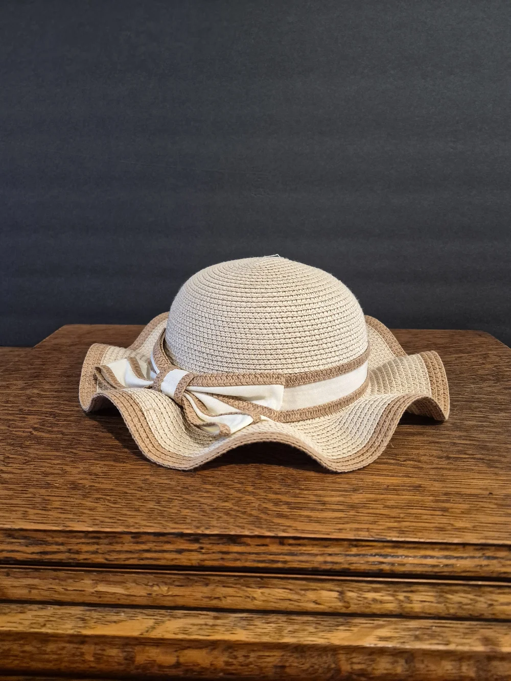 HNM kids Woven Straw Sun Hat